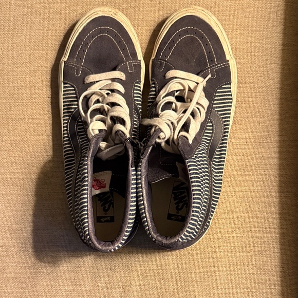 Vans Blue reissue Parisian night sk8-hi High-Top Sneakers Vault, Rare, size 12 - Picture 2 of 12